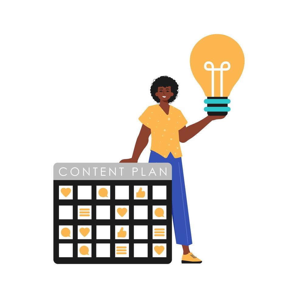 Content marketing strategy for small business vector