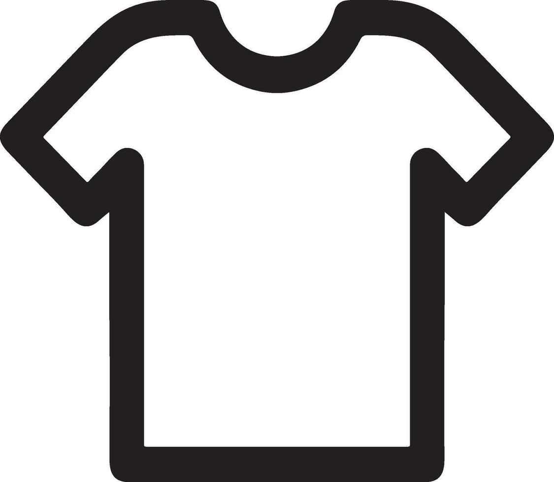 Stylish T-shirt Graphic - The Perfect Wearable Icon. Cool Flat Style T-shirt Icon. vector