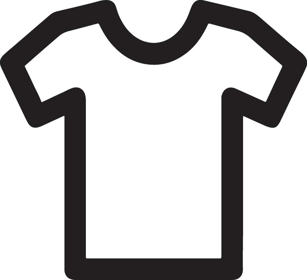 Stylish T-shirt Graphic - The Perfect Wearable Icon. Cool Flat Style T-shirt Icon. vector