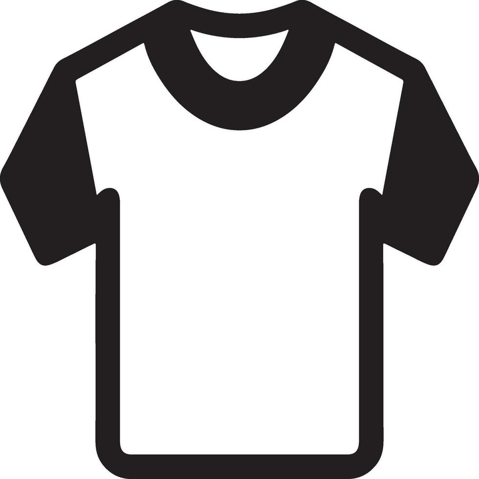 Stylish T-shirt Graphic - The Perfect Wearable Icon. Cool Flat Style T-shirt Icon. vector