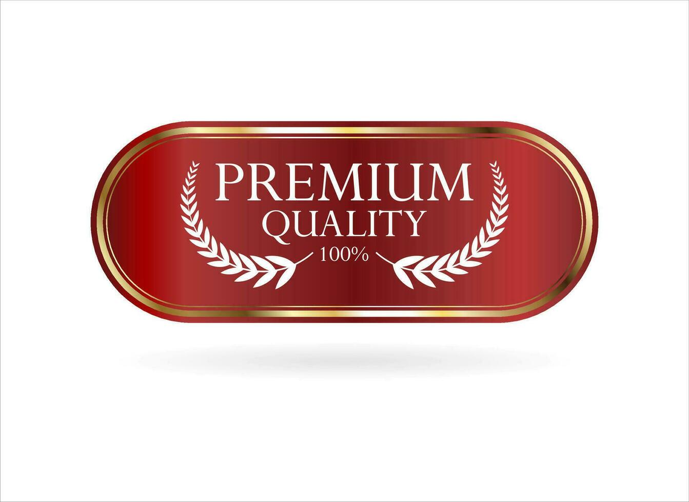 Premium quality label retro design collection vector