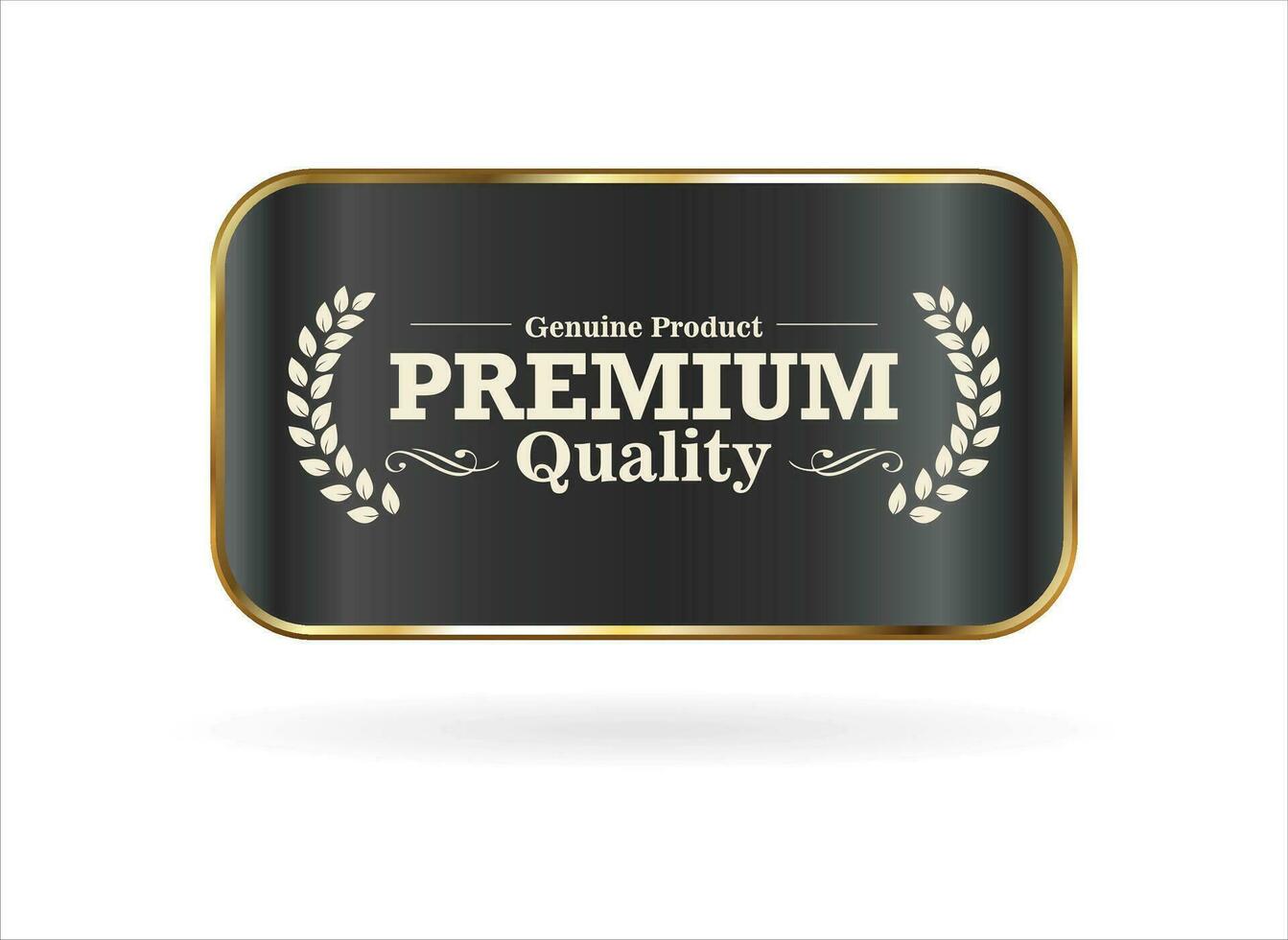 Premium quality label retro design collection vector