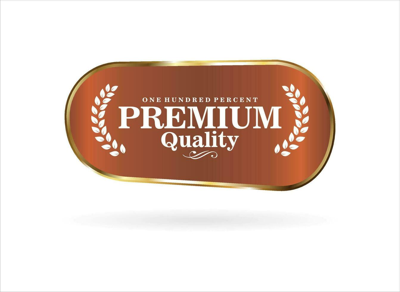 Premium quality label retro design vector collection