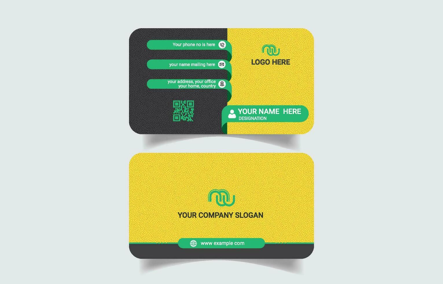 Luxury professional corporate business card template vector