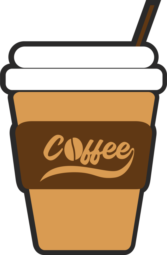 Coffee shop logo png transparent