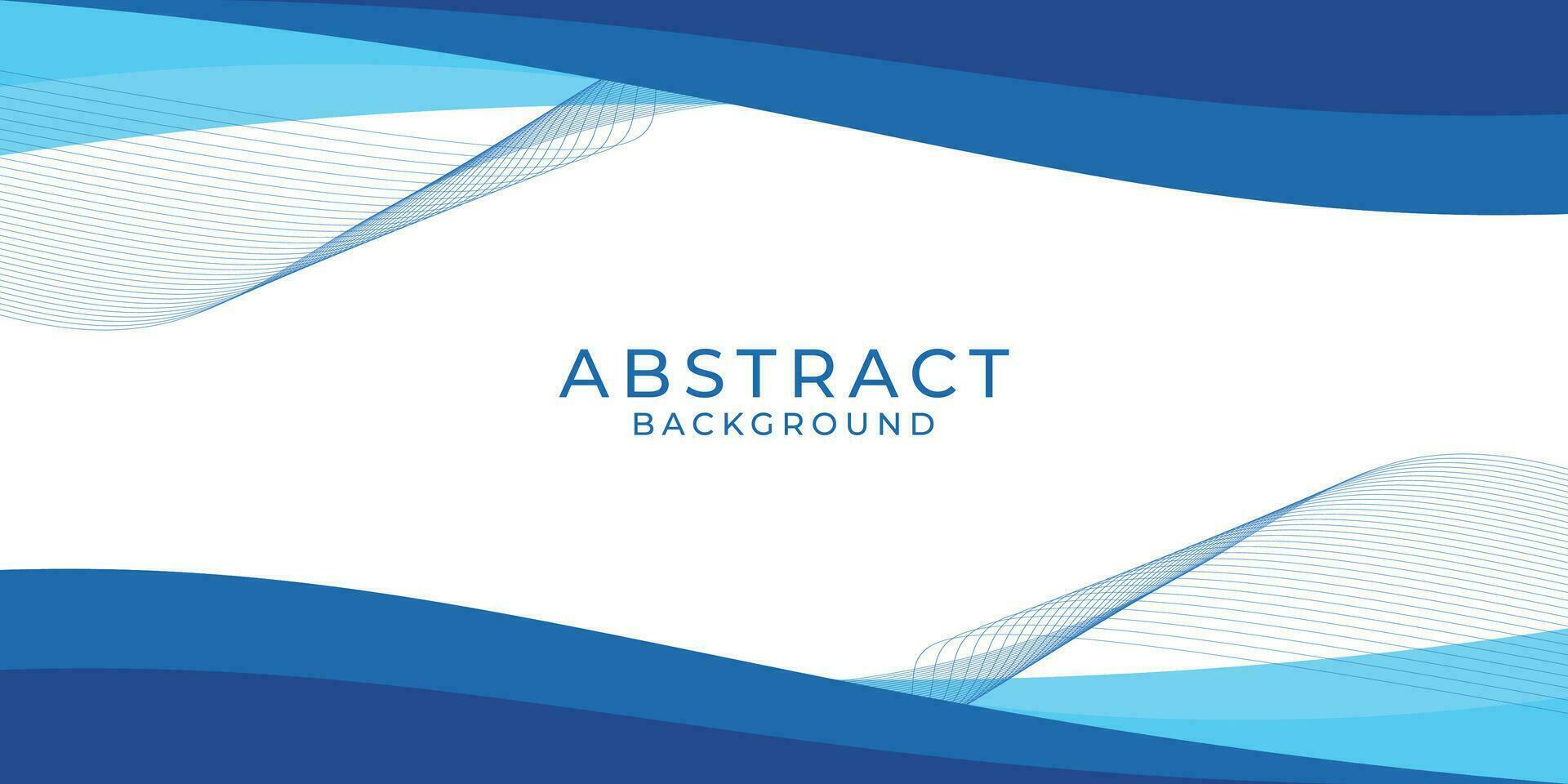 Abstract blue background template vector