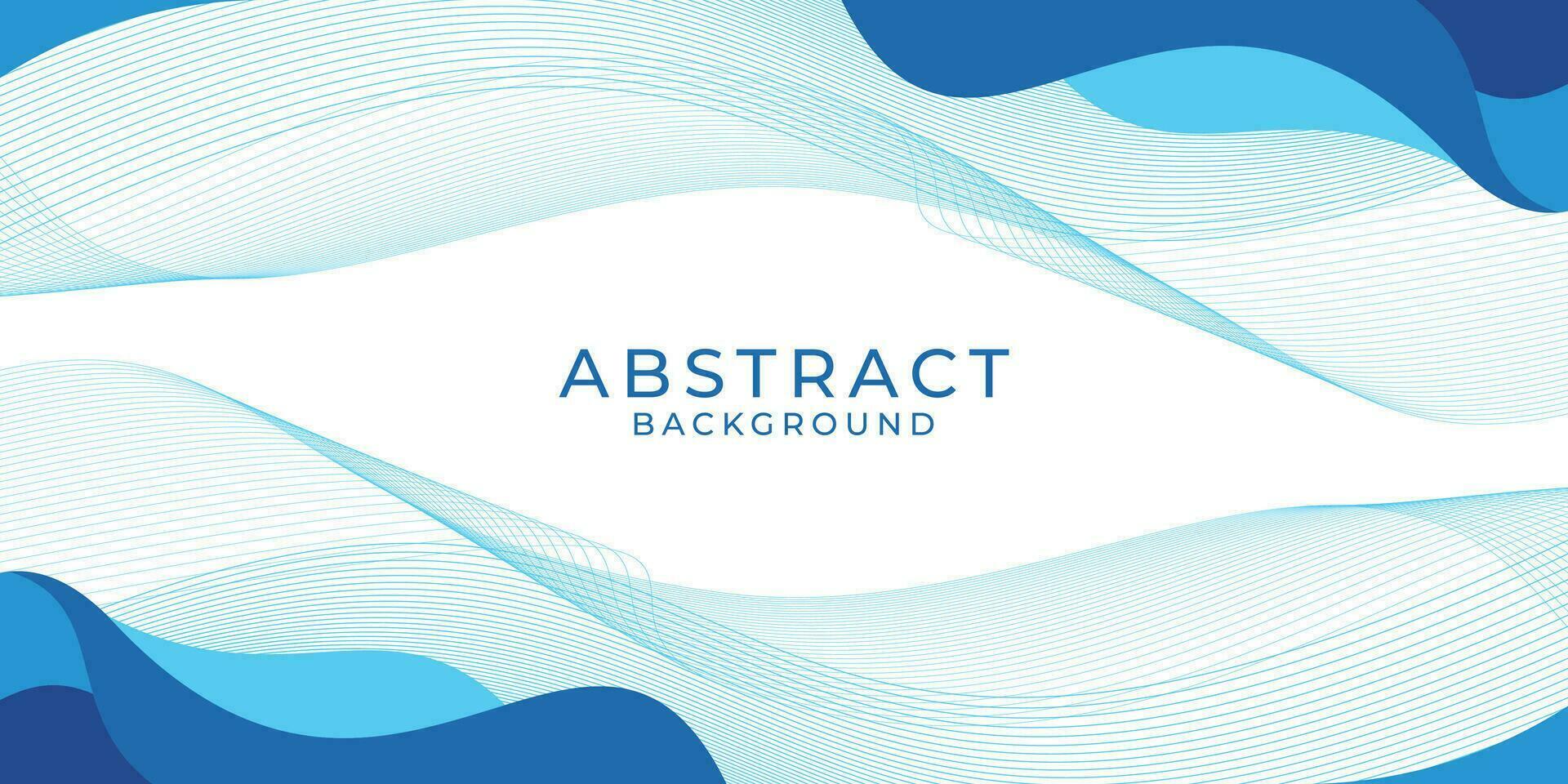Abstract blue background template vector