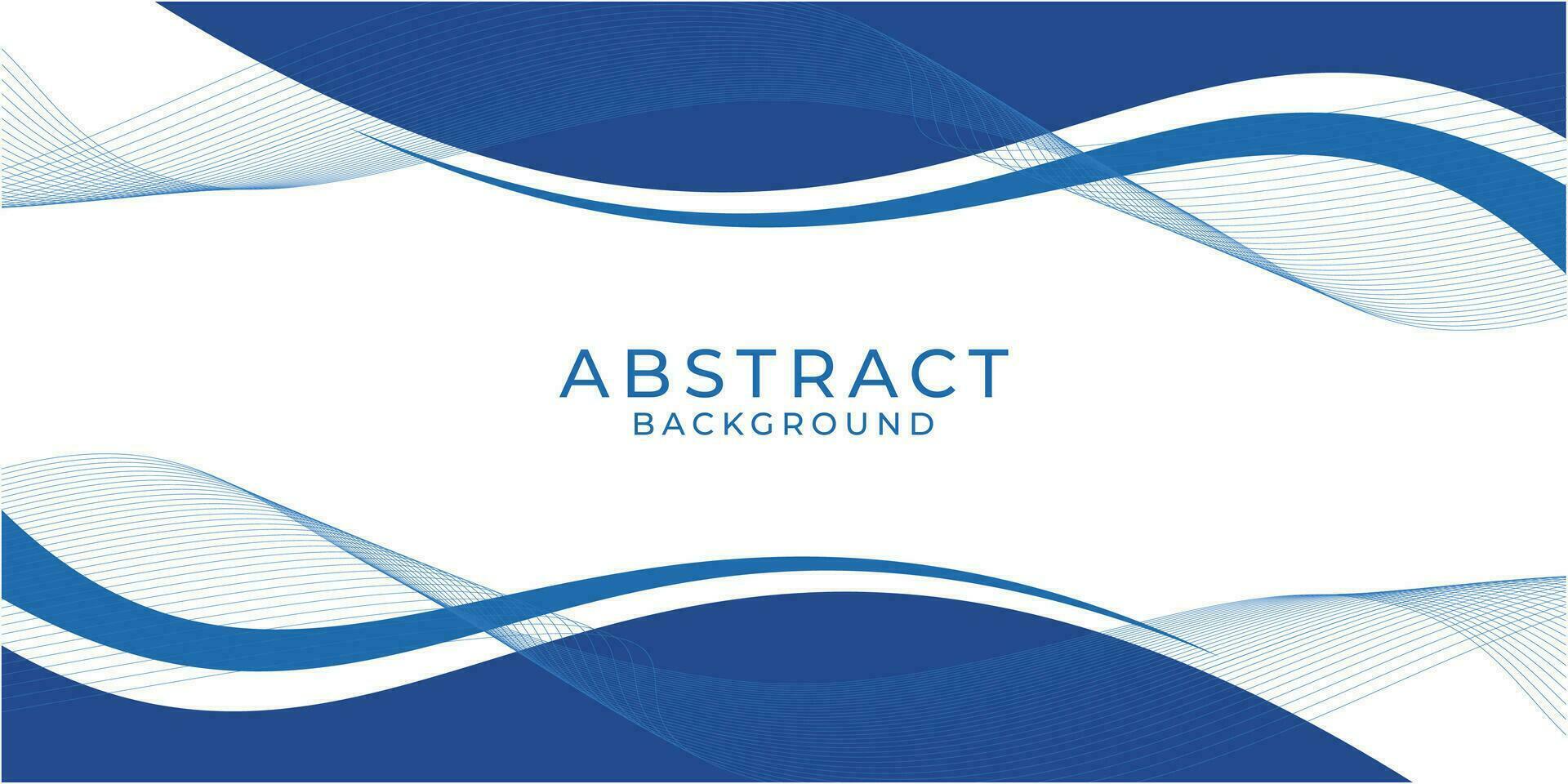 Abstract blue background template vector