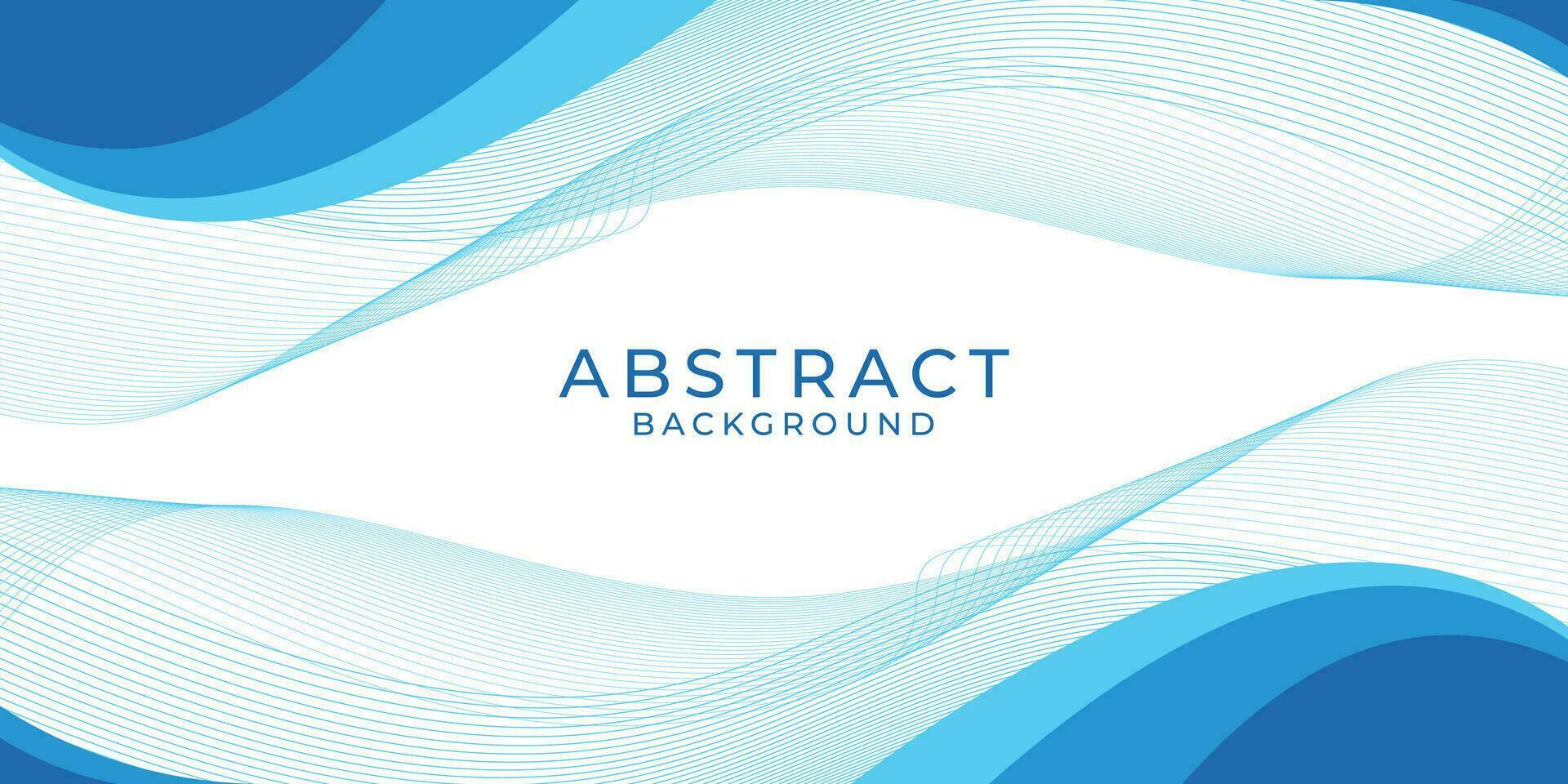 Abstract blue background template vector