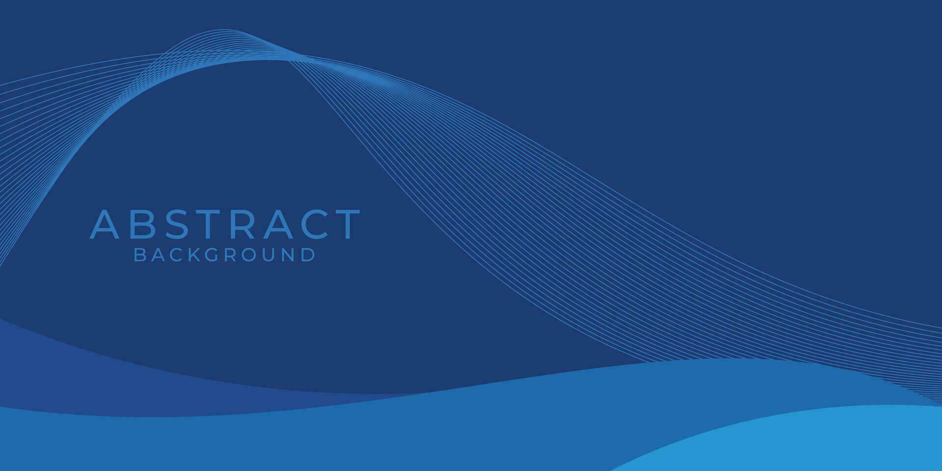 Abstract blue background template vector