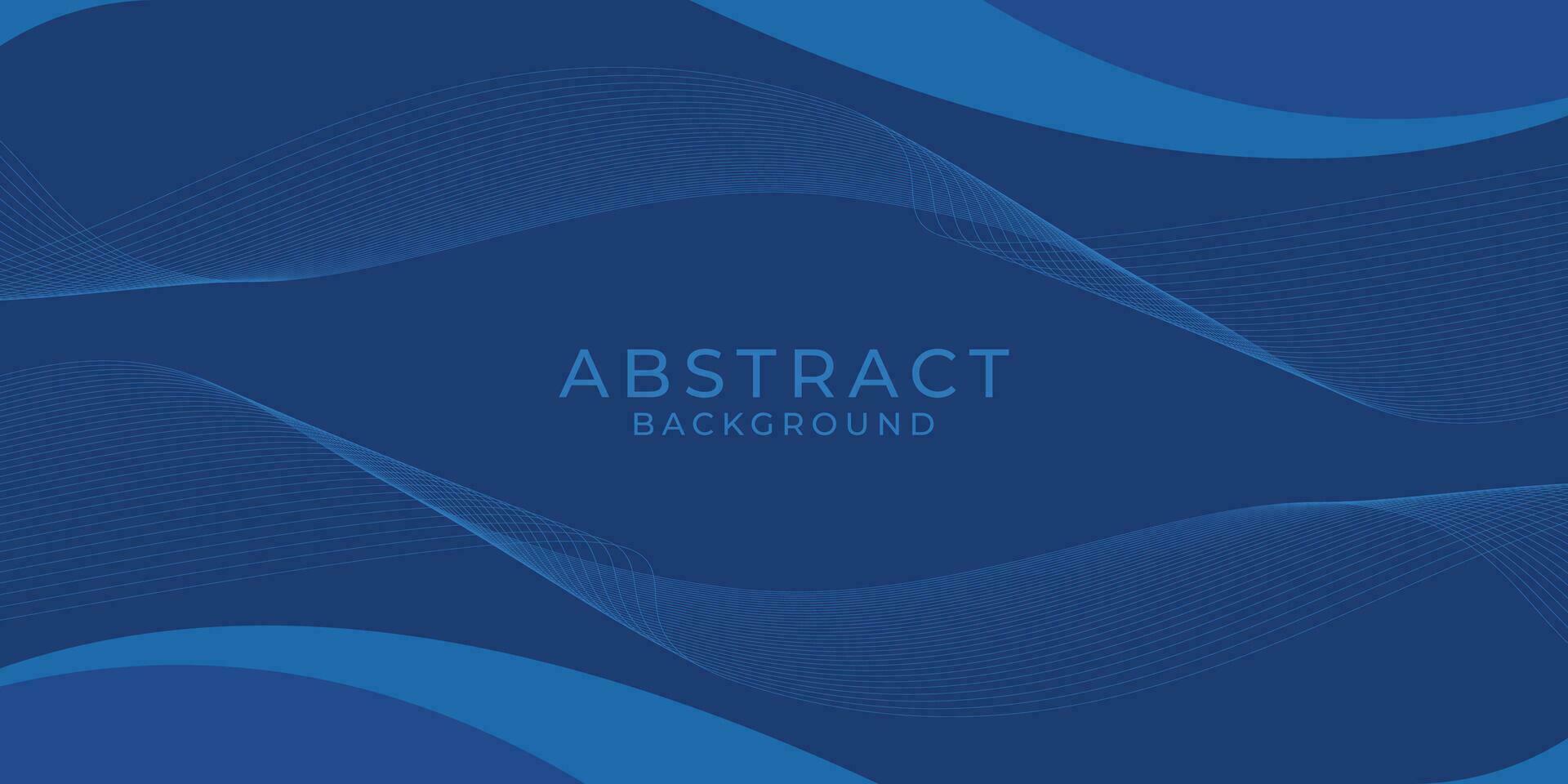 Abstract blue background template vector