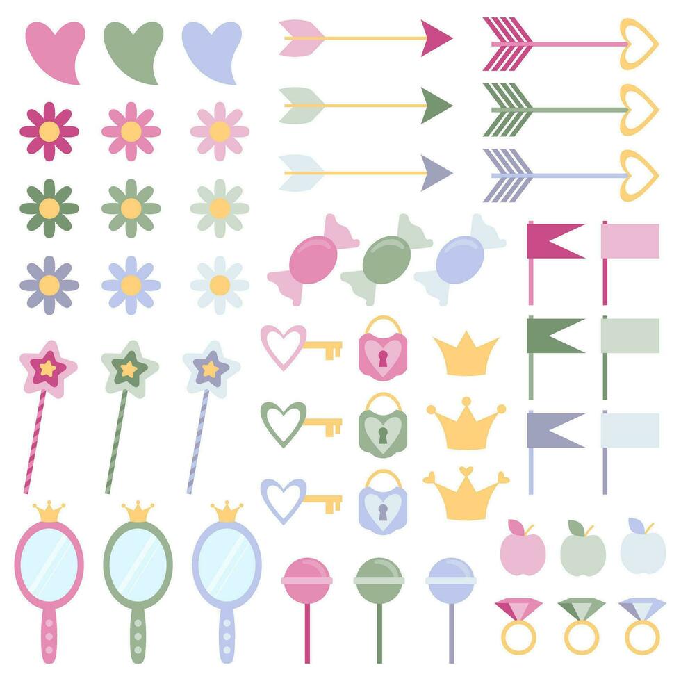 Icon set for your design vector