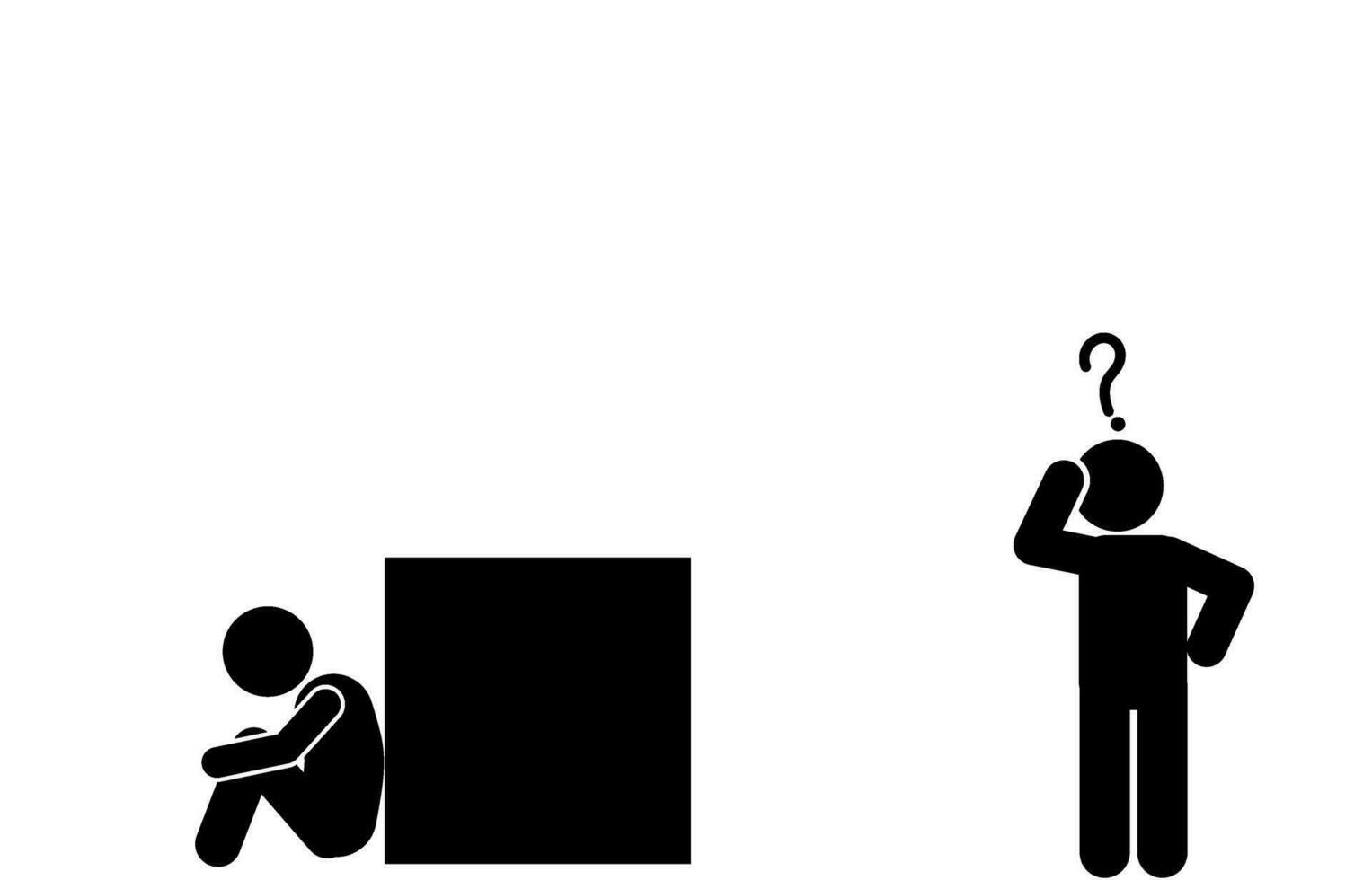 hiding vector illustration, graphic design