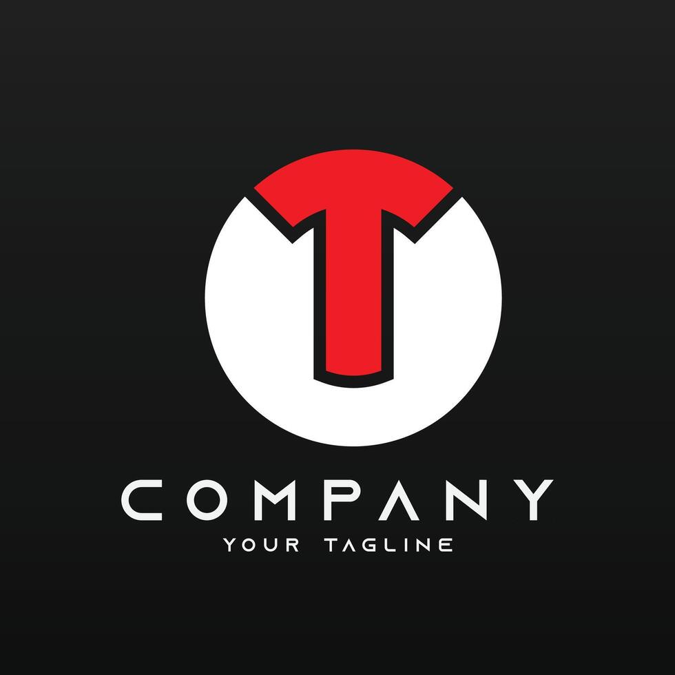 Alphabet logo illustration logo vector of letter T