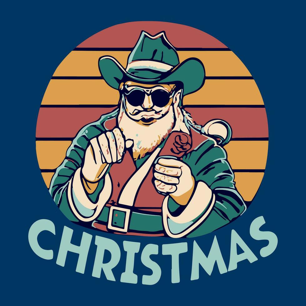 Navidad estado de mente Clásico diseño vector