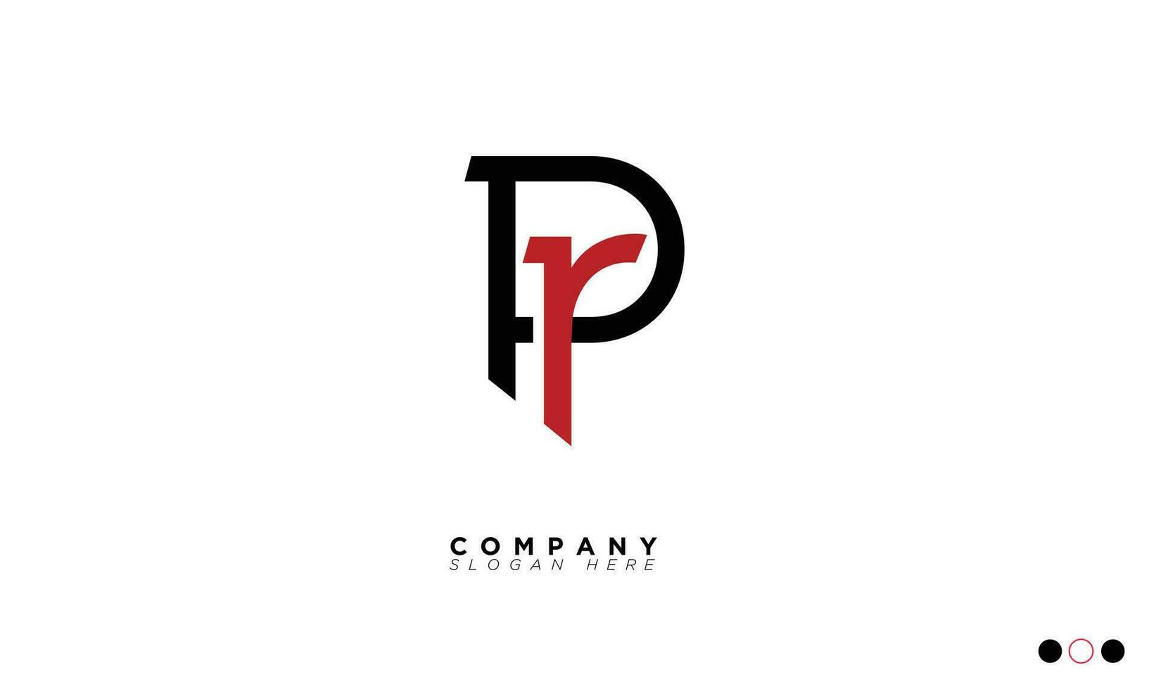 PR Alphabet letters Initials Monogram logo RP, P and R vector