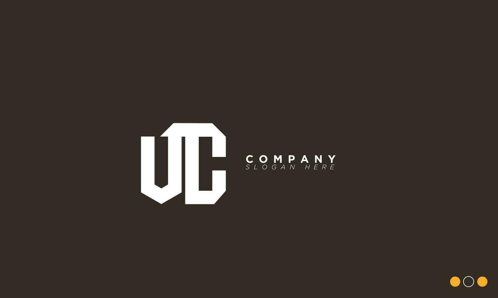 UC Alphabet letters Initials Monogram logo CU, U and C vector