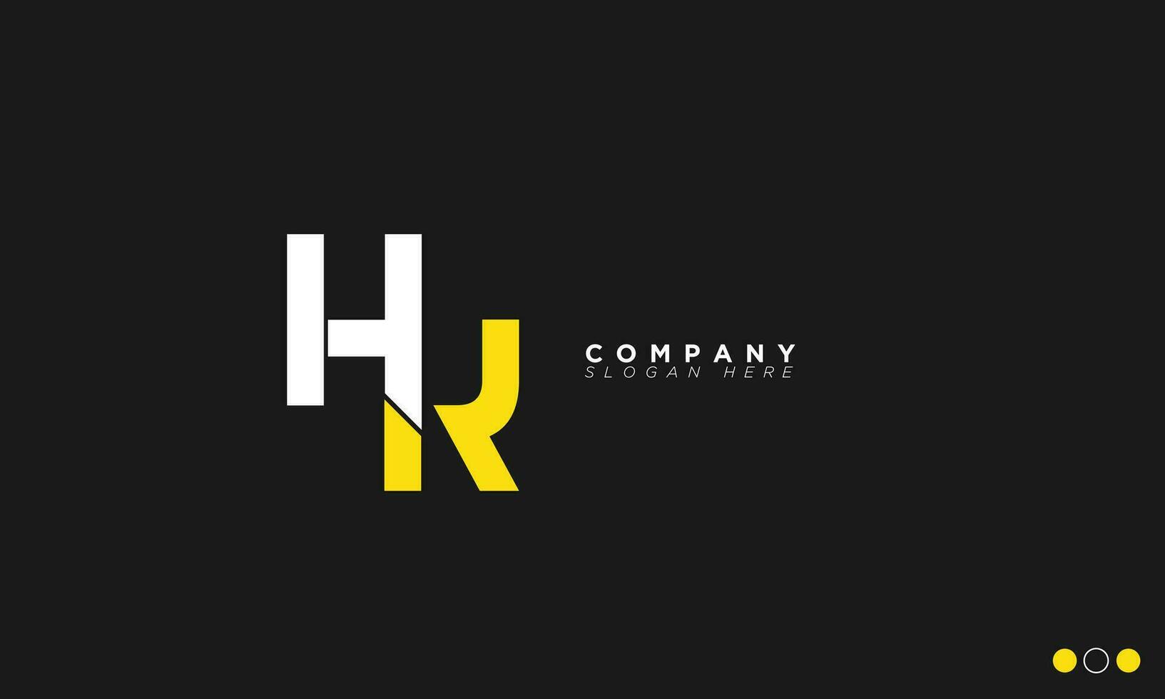 HR Alphabet letters Initials Monogram logo RH, H and R vector