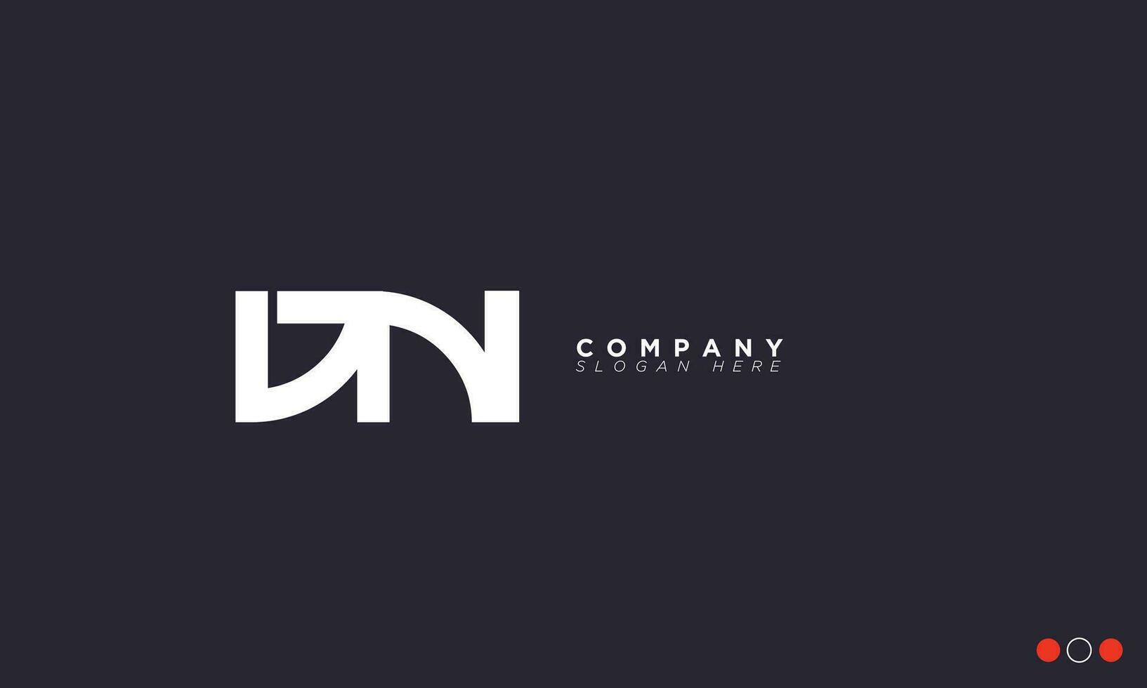 DN Alphabet letters Initials Monogram logo ND, D and N vector