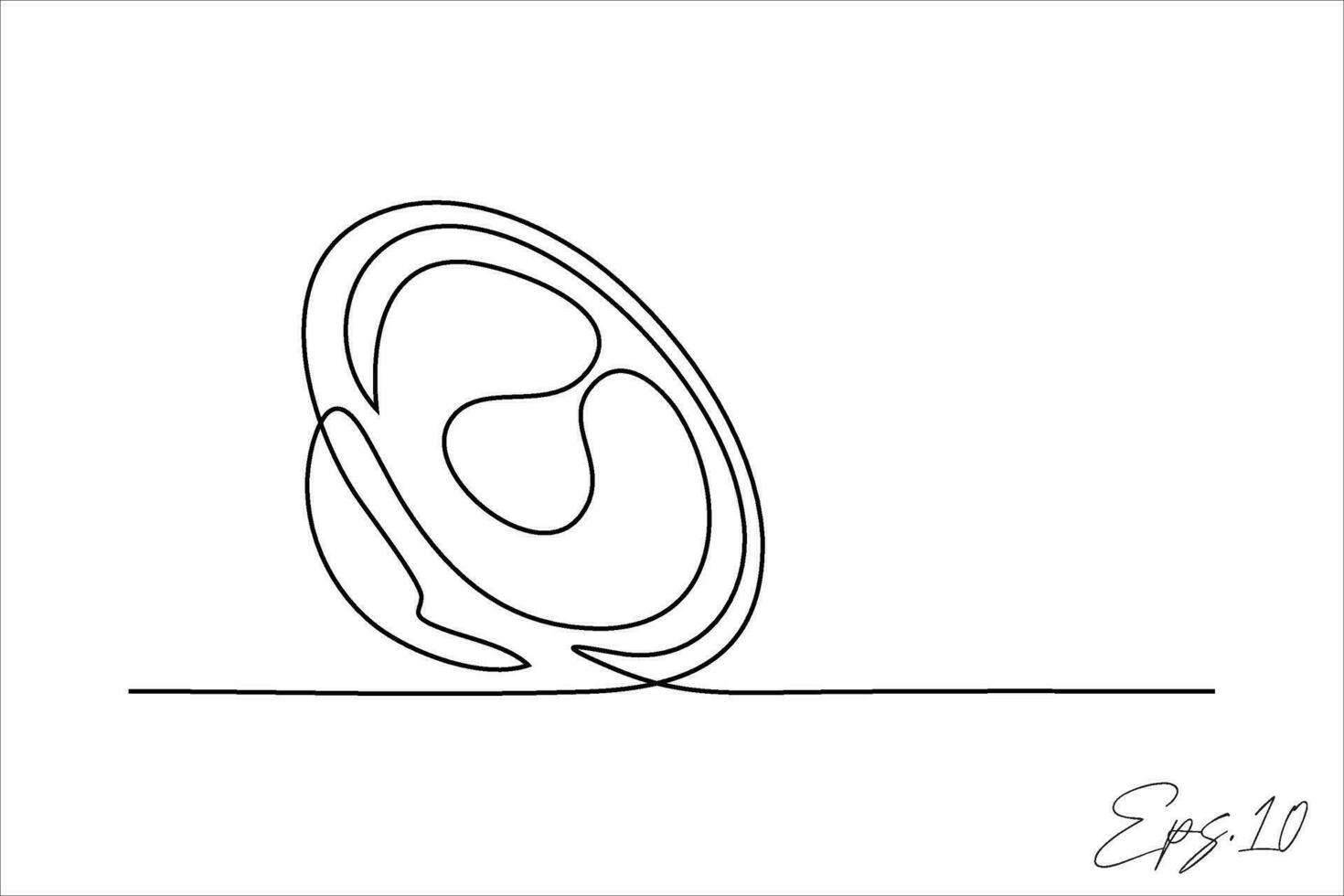 speaker continuous line art drawing vector