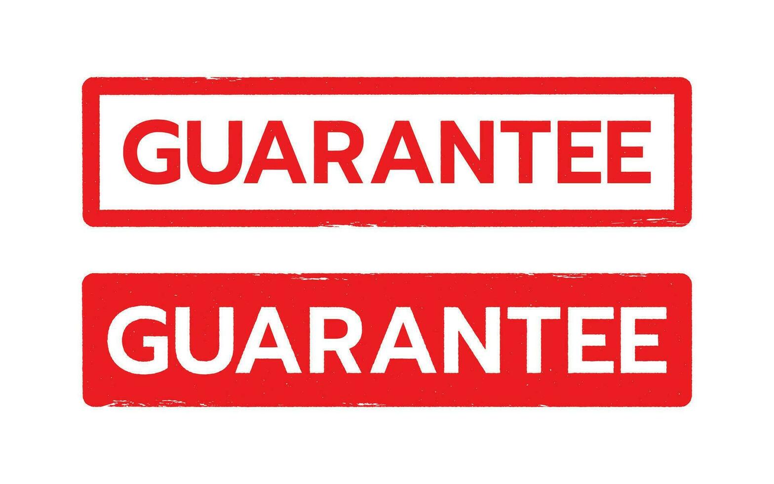 GUARANTEE Rubber stamp vector. vector