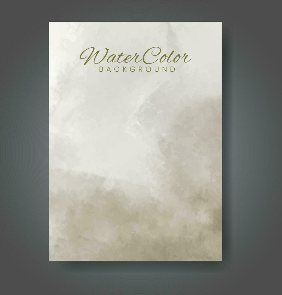 Cards with watercolor background. Design for your cover, date, postcard, banner, logo. vector