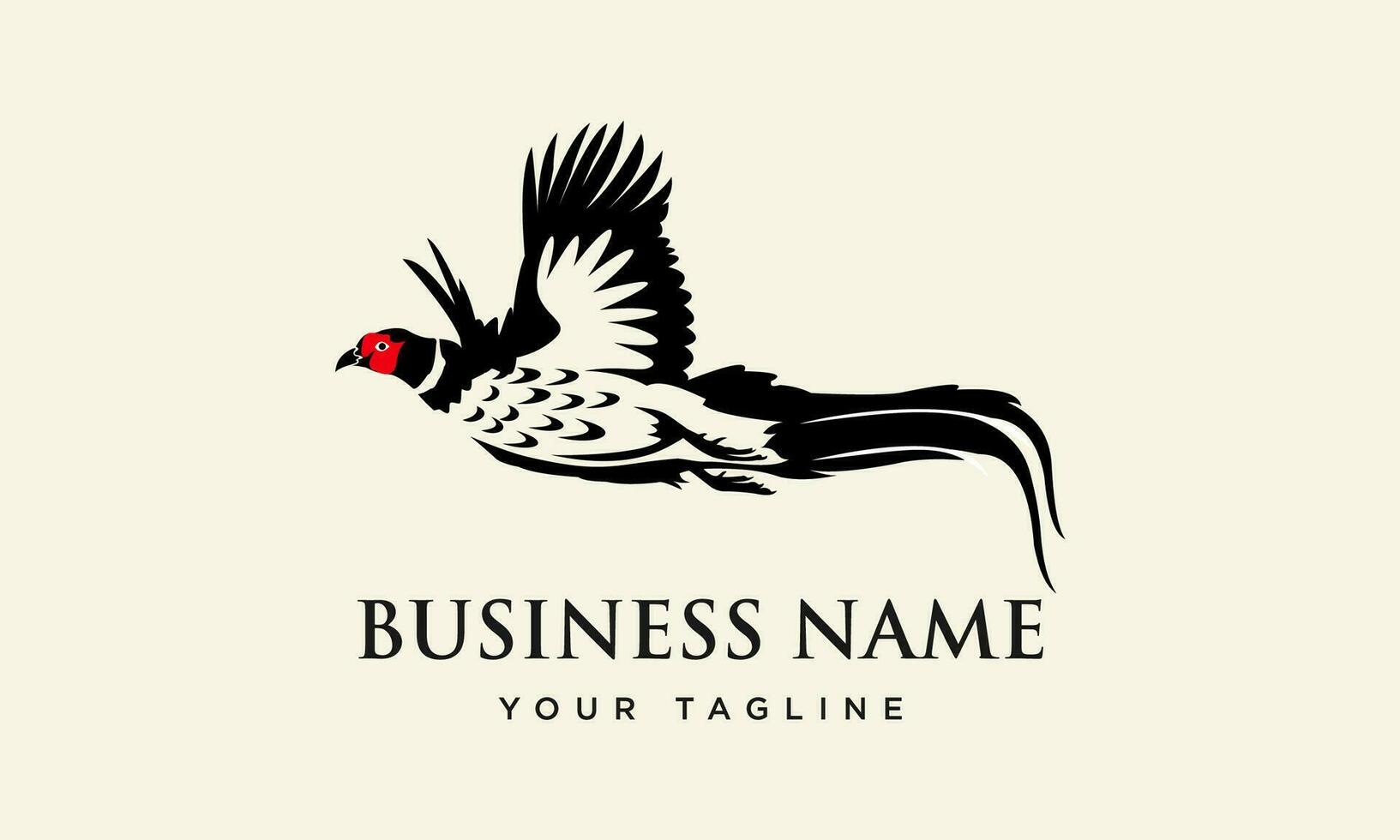 peacock logo design vector