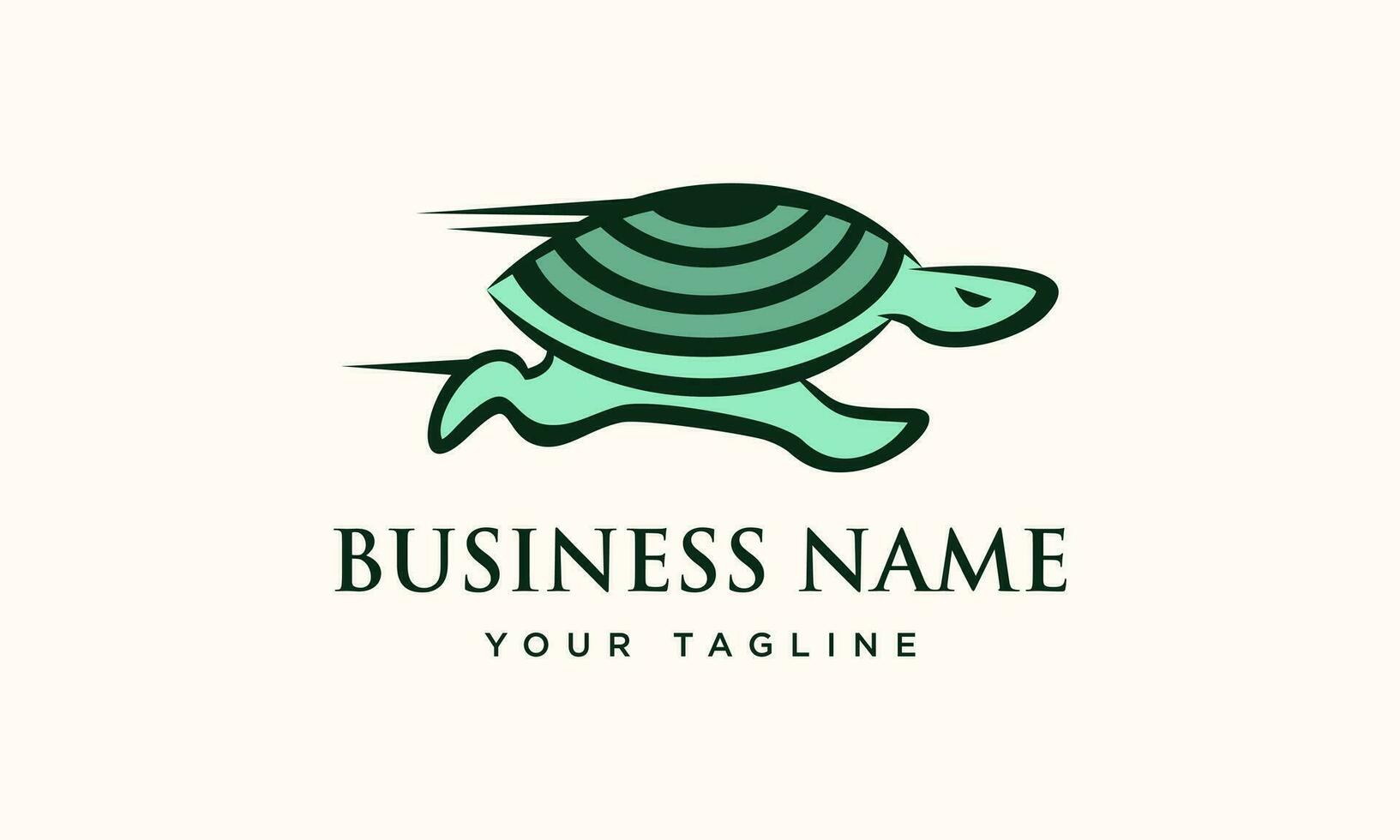 line art turtle logo design vector