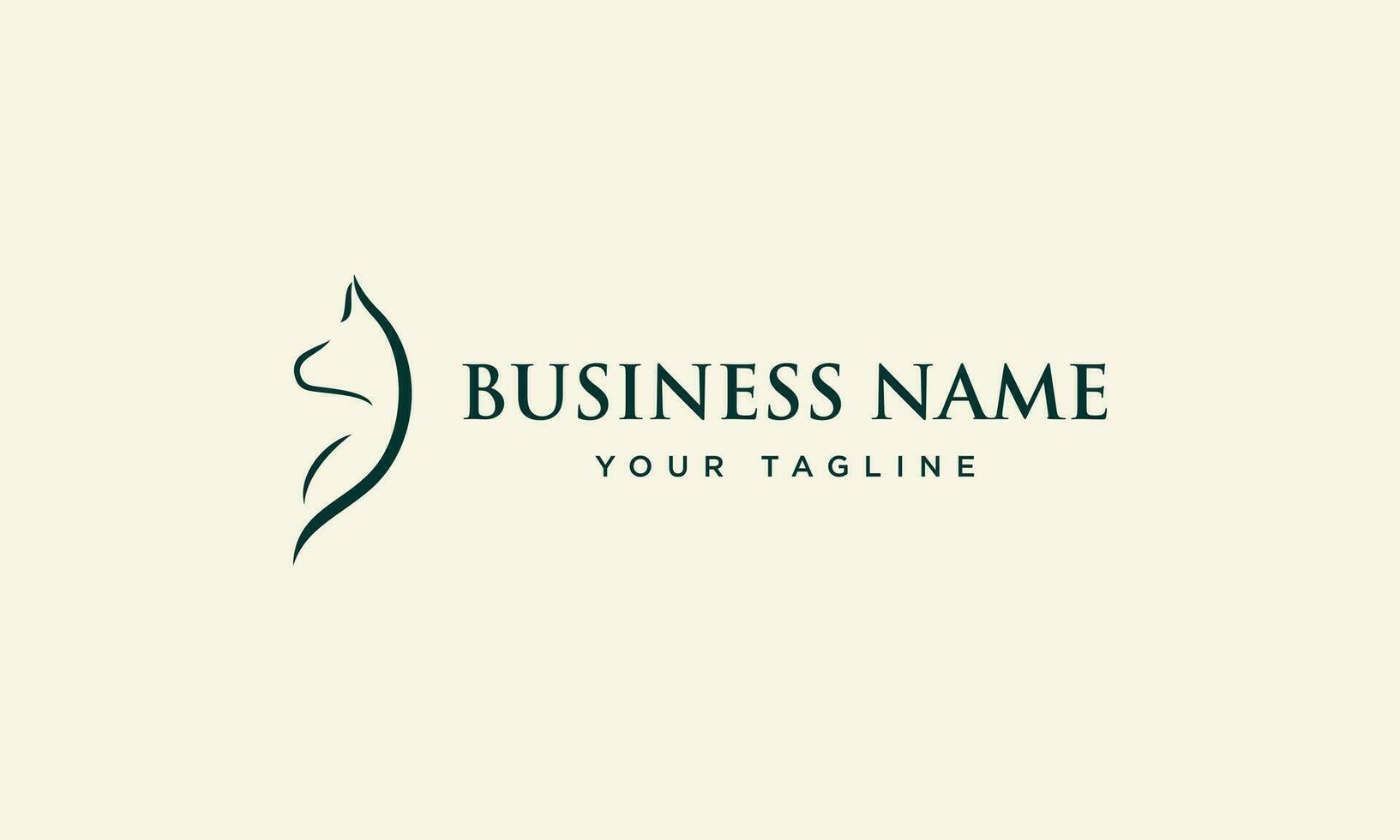 hand drawn llama head logo vector