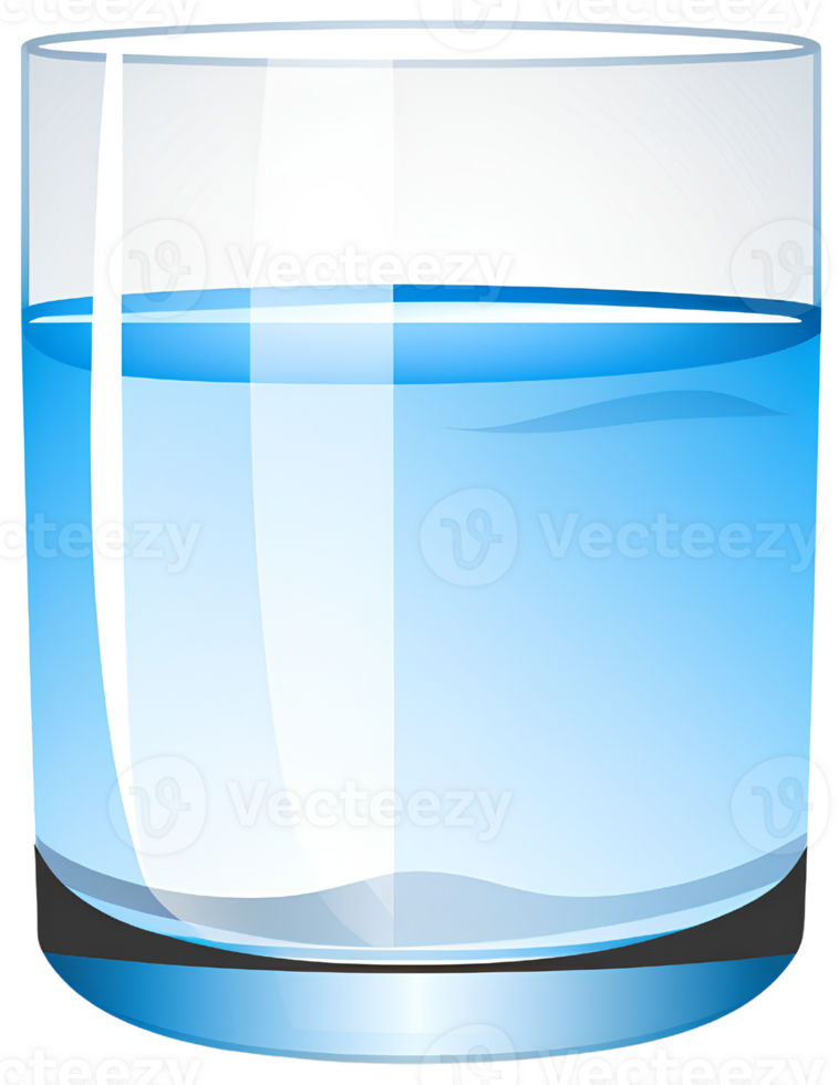 water glass drink ai generative png