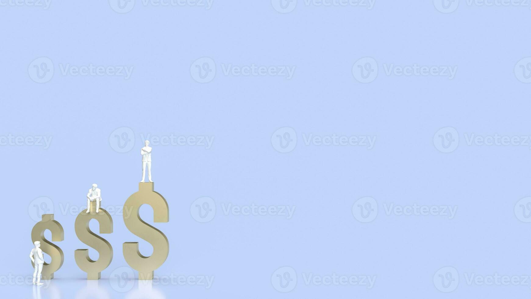 The dollar symbol for Usa business 3d rendering photo