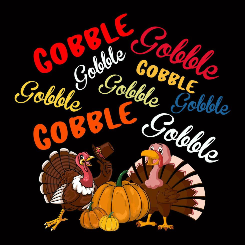 Happy Thanksgiving Day vector t-shirt design that are perfect for thanksgiving coffee mug, poster, cards, pillow cover, sticker, Canvas design.