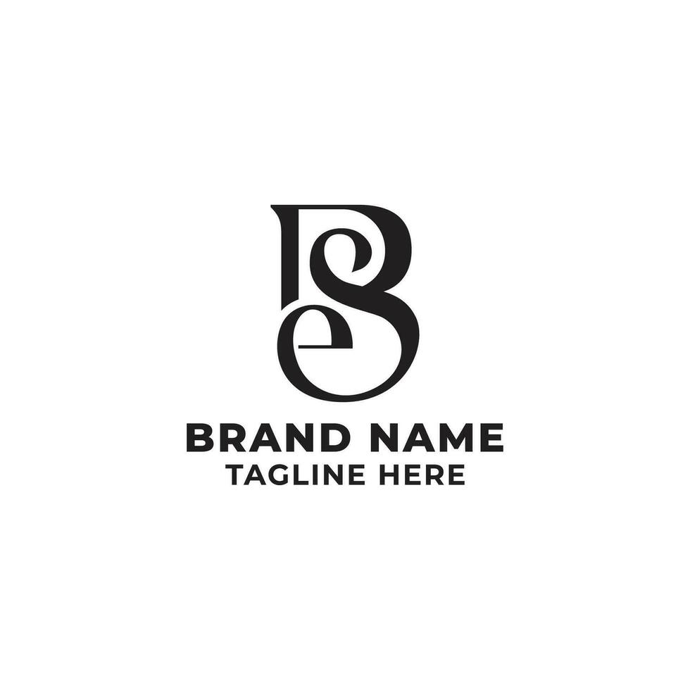 Letter BSE Logo Design Vector