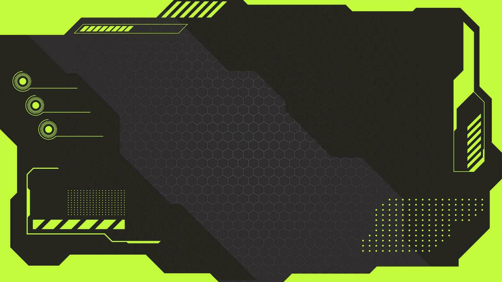 abstract futuristic and modern hud background vector