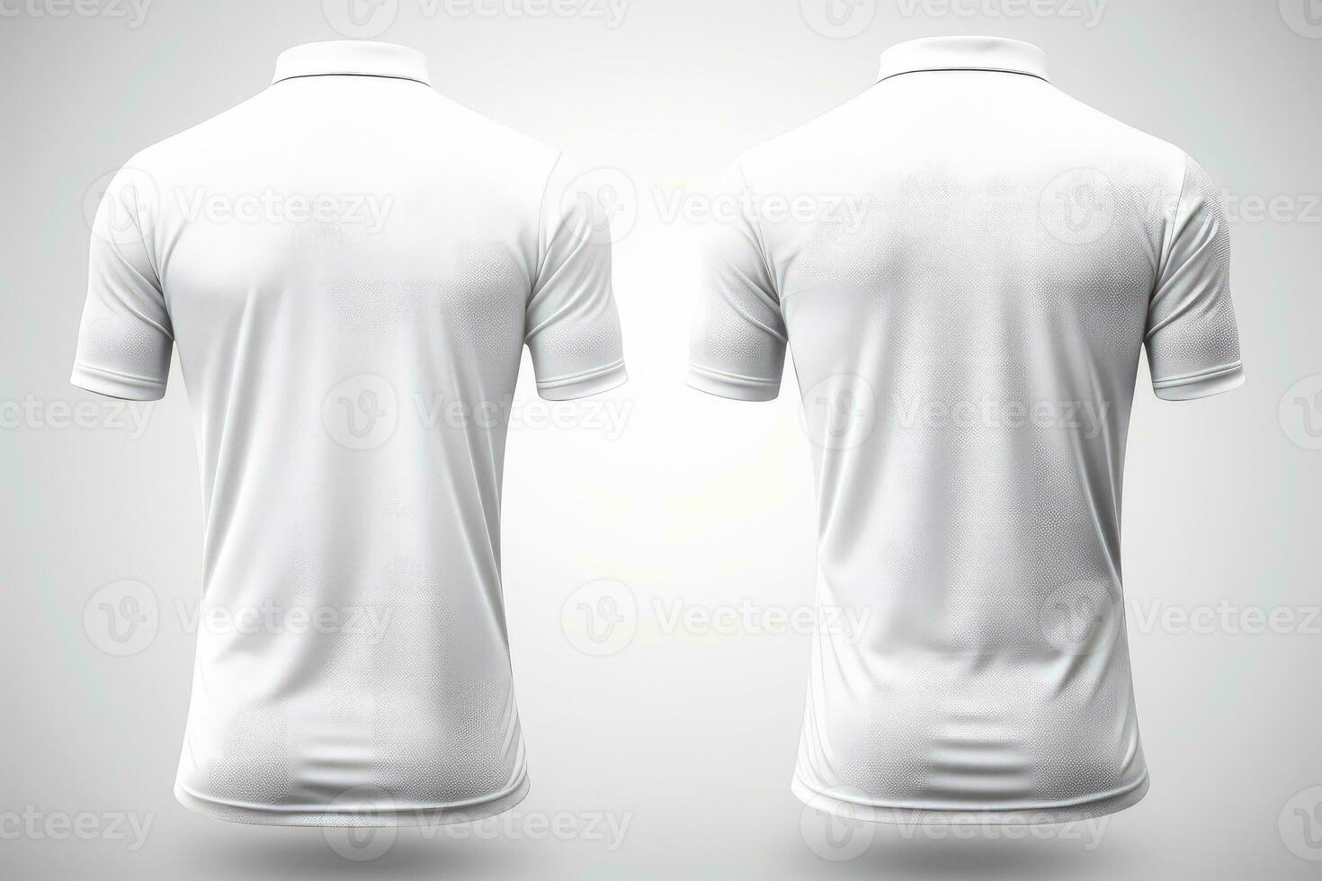 Mockup sports football team uniforms white shirt, Generative AI illustration photo