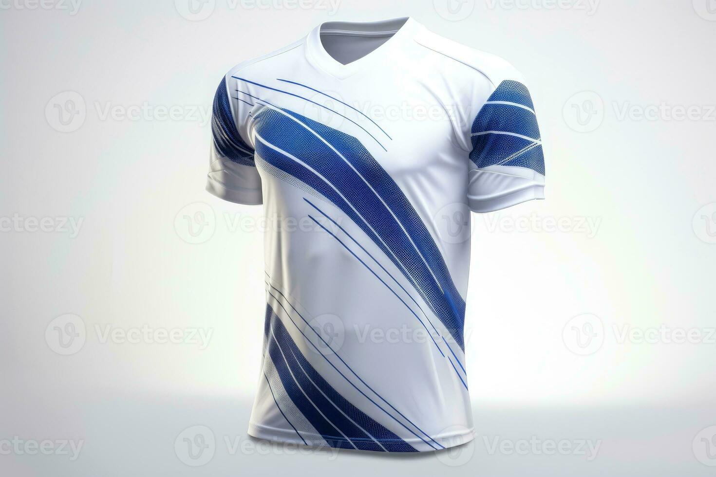 Mockup sports football team uniforms multicolors shirt, Generative AI illustration photo
