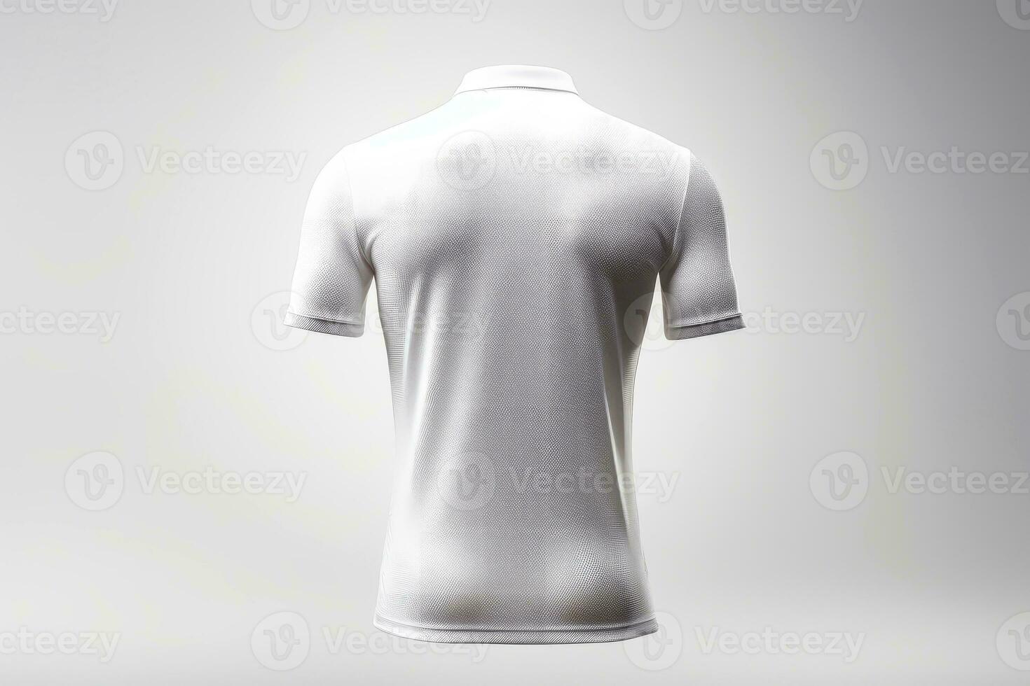 Mockup sports football team uniforms white shirt, Generative AI illustration photo