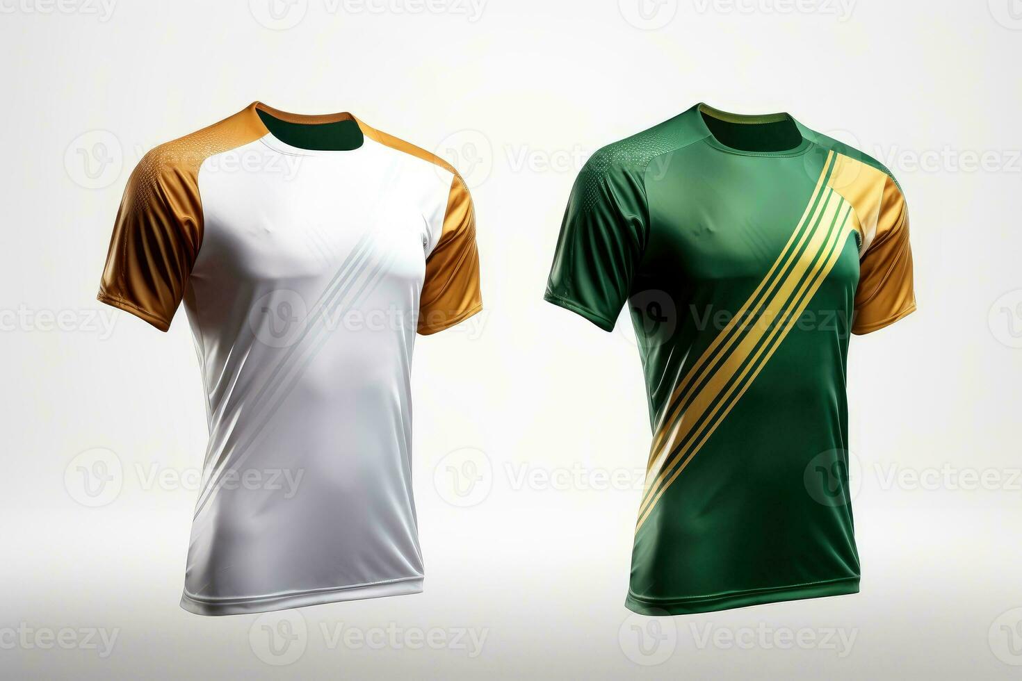 Bosquejo Deportes fútbol americano equipo uniformes multicolores camisa, generativo ai ilustración foto