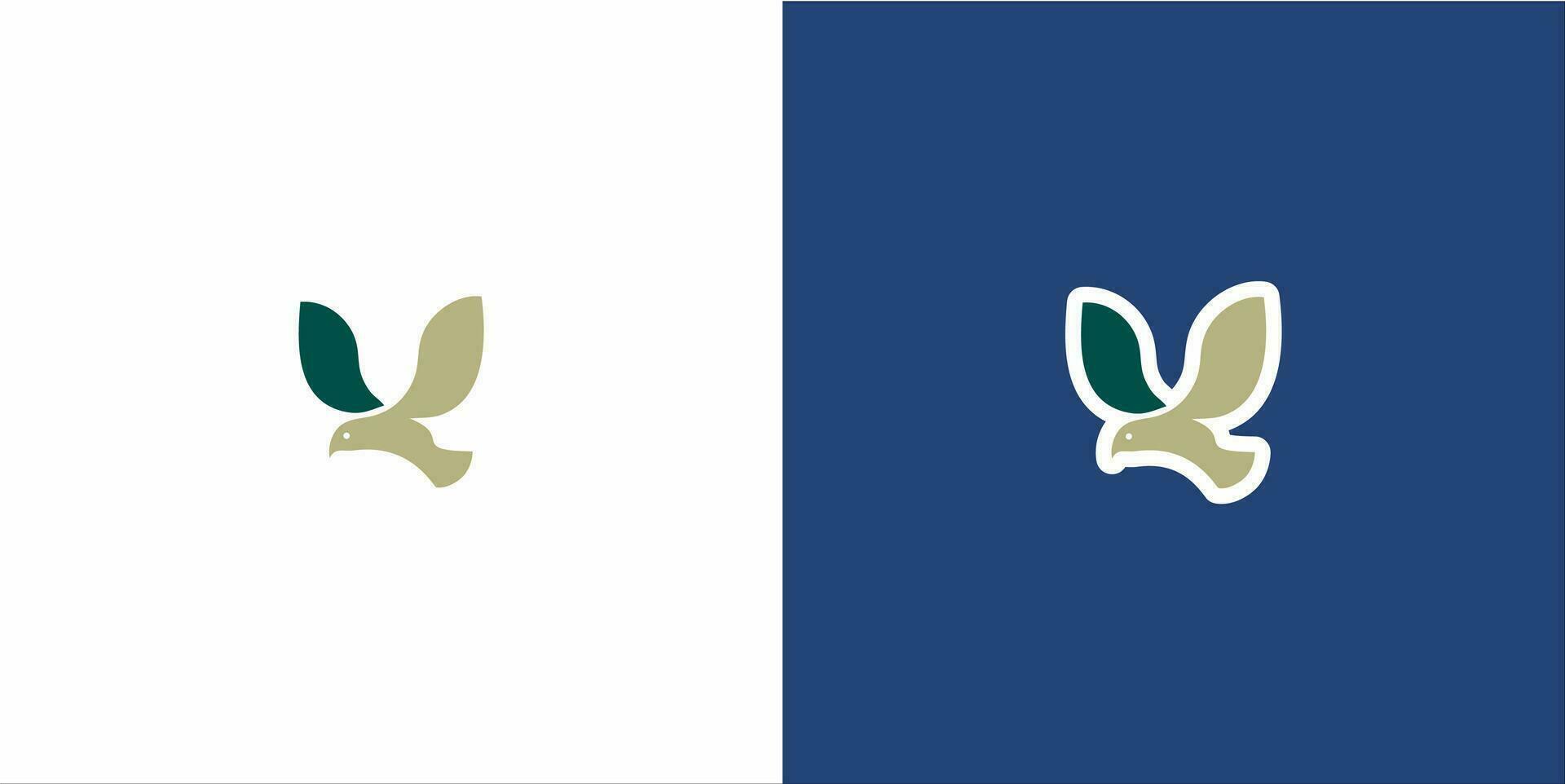 bird logo elegant vector