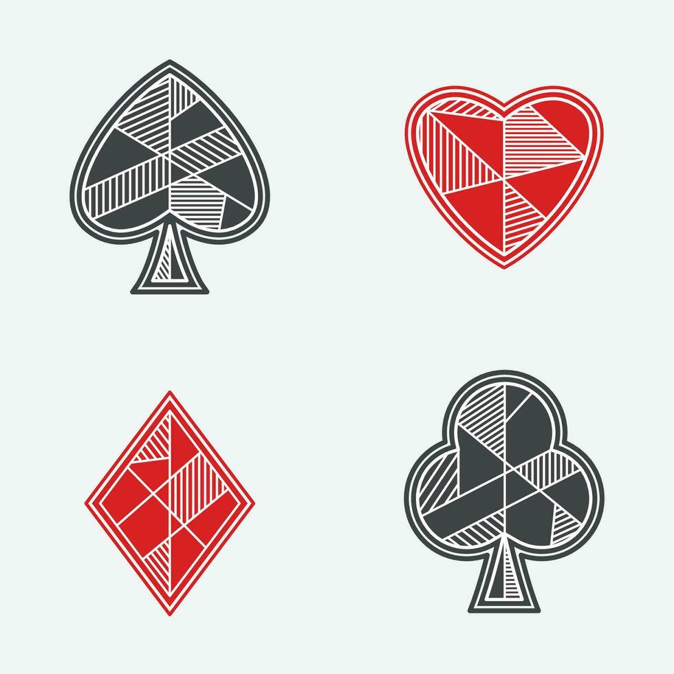 The Illustration of Card Game Pack vector