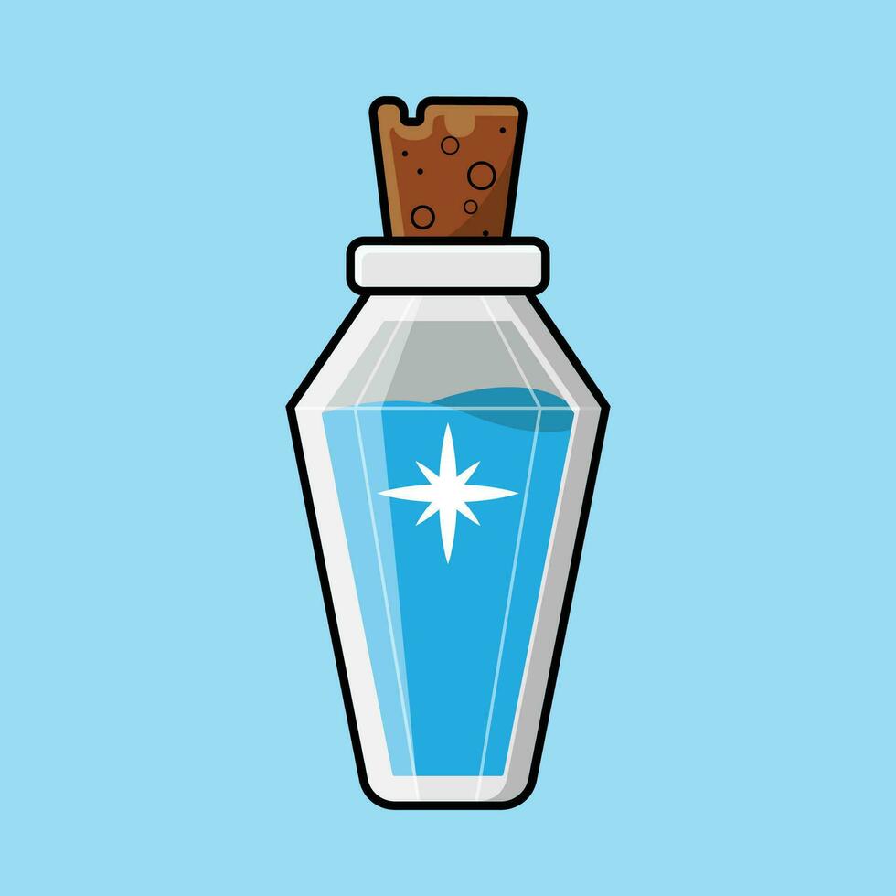 The Illustration of MP Boost Potion Game Item vector