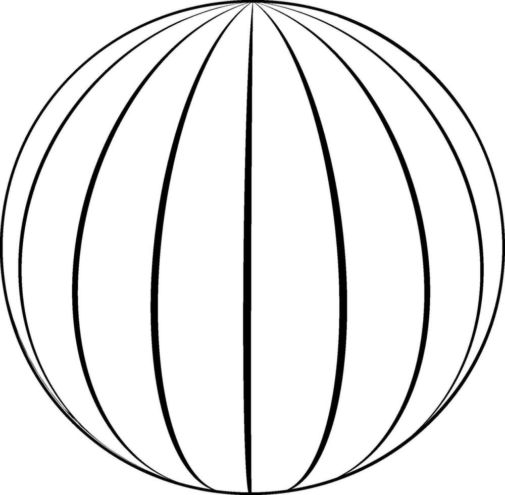 esferas globo tierra red, horizontalmente verticalmente, latitud longitud. vector globo