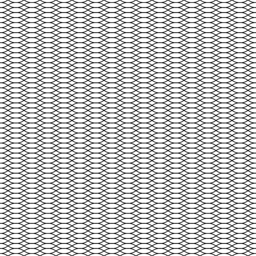 Seamless pattern guilloche ornament, form dense, grid wavy curly lines vector