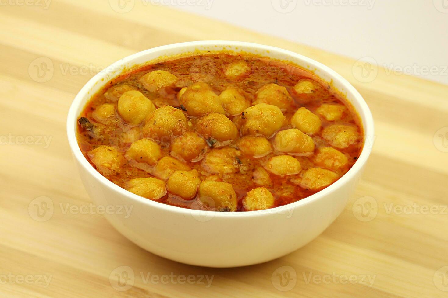 Indian dish masala chole photo