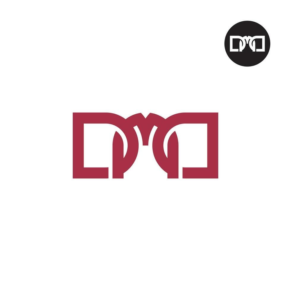 Letter DMD Monogram Logo Design vector