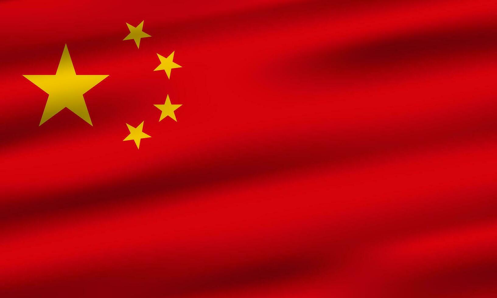 China bandera 3d bandera ilustración antecedentes vector