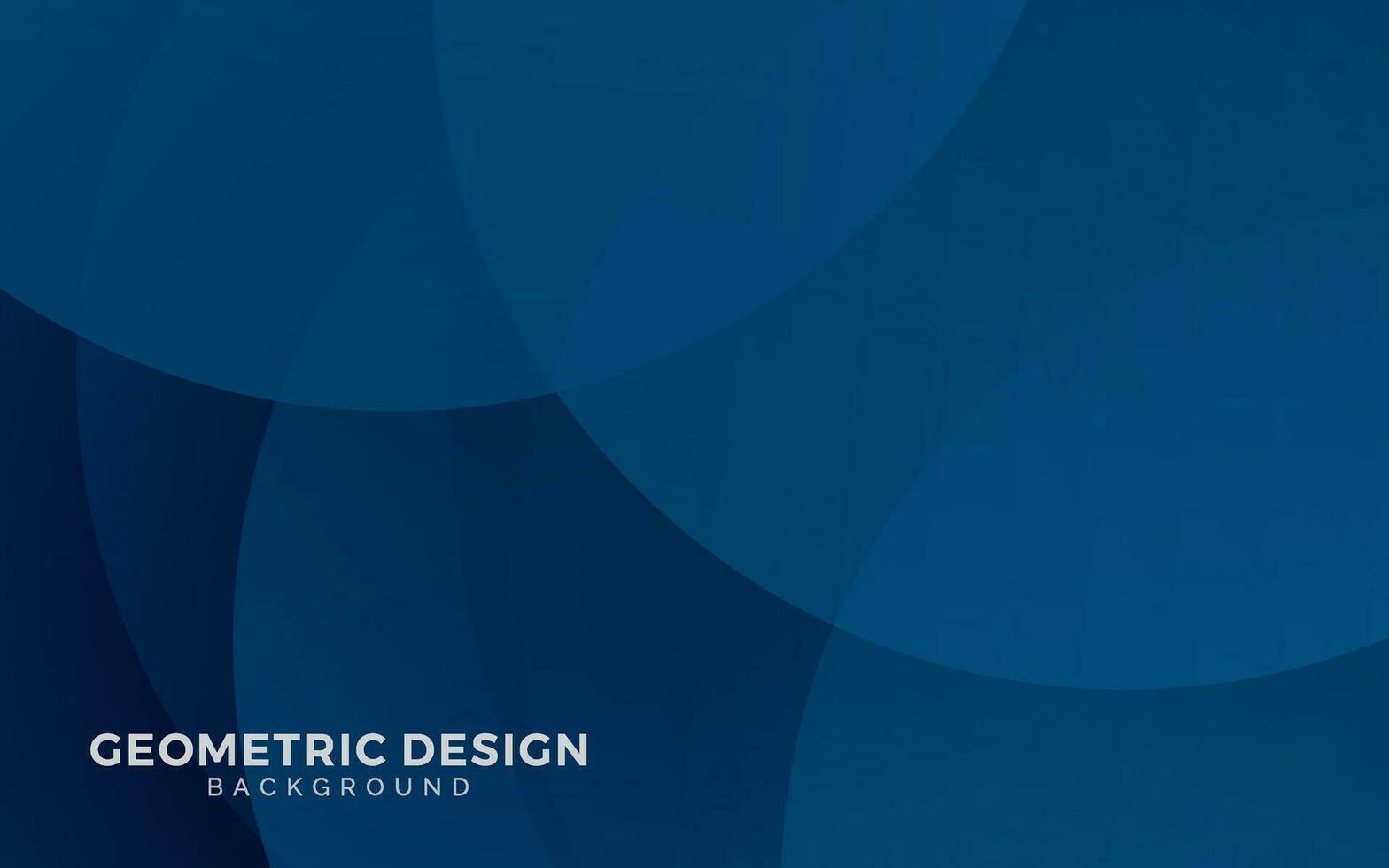 Abstract circle blue gradient geometric shape background vector