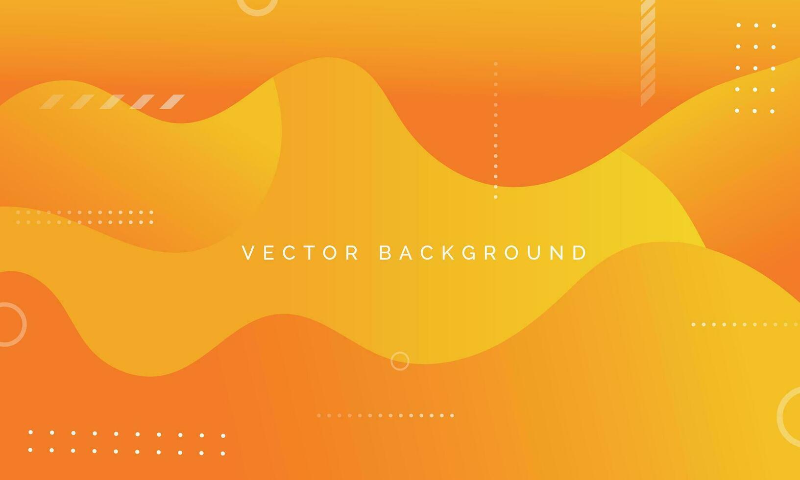 abstract modern yellow and orange gradient fluid template background vector