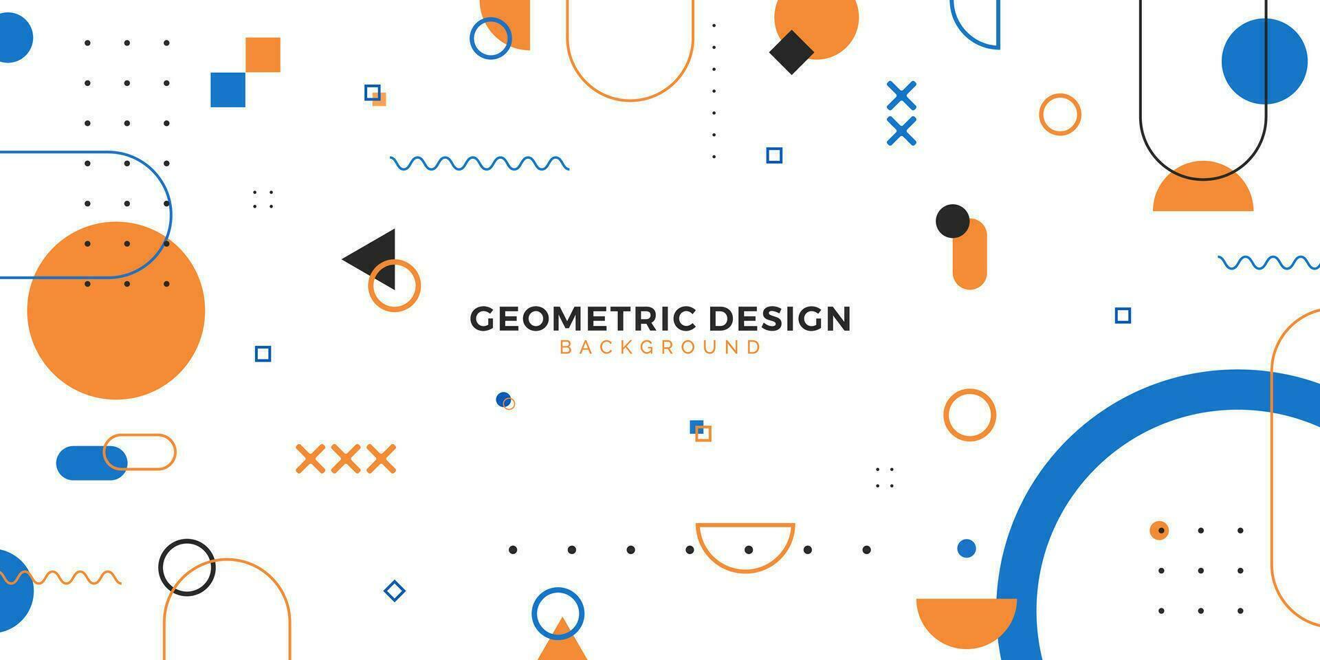 resumen moderno geométrico memphis antecedentes vector