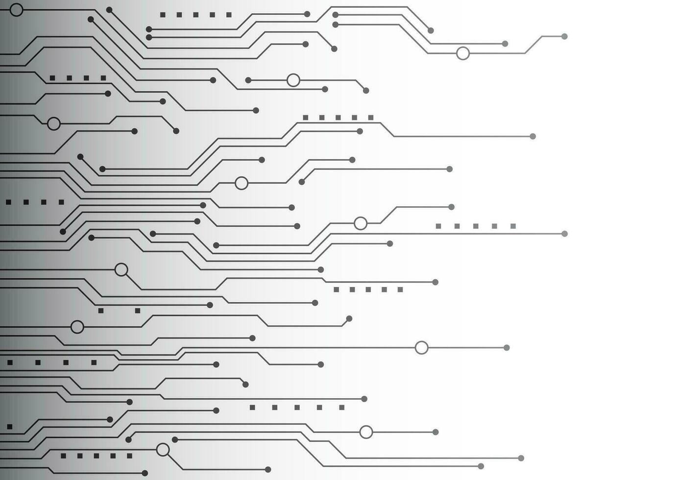 Circuit technology background with hi-tech digital vector